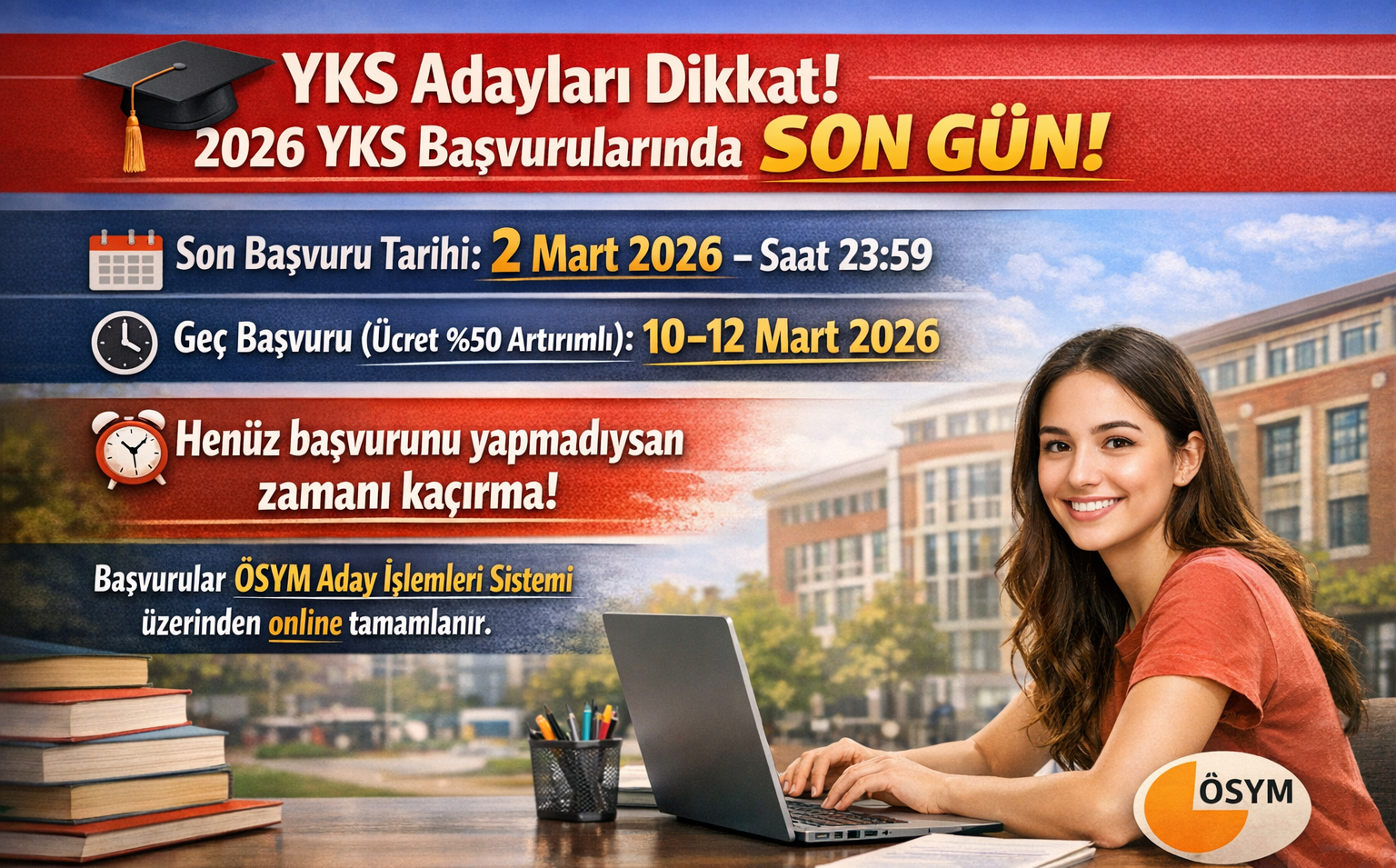 2026 Yks Başvurularında Son Gün