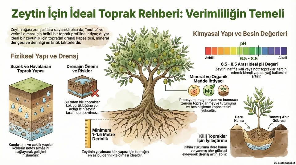 Zeytin Için Ideal Toprak