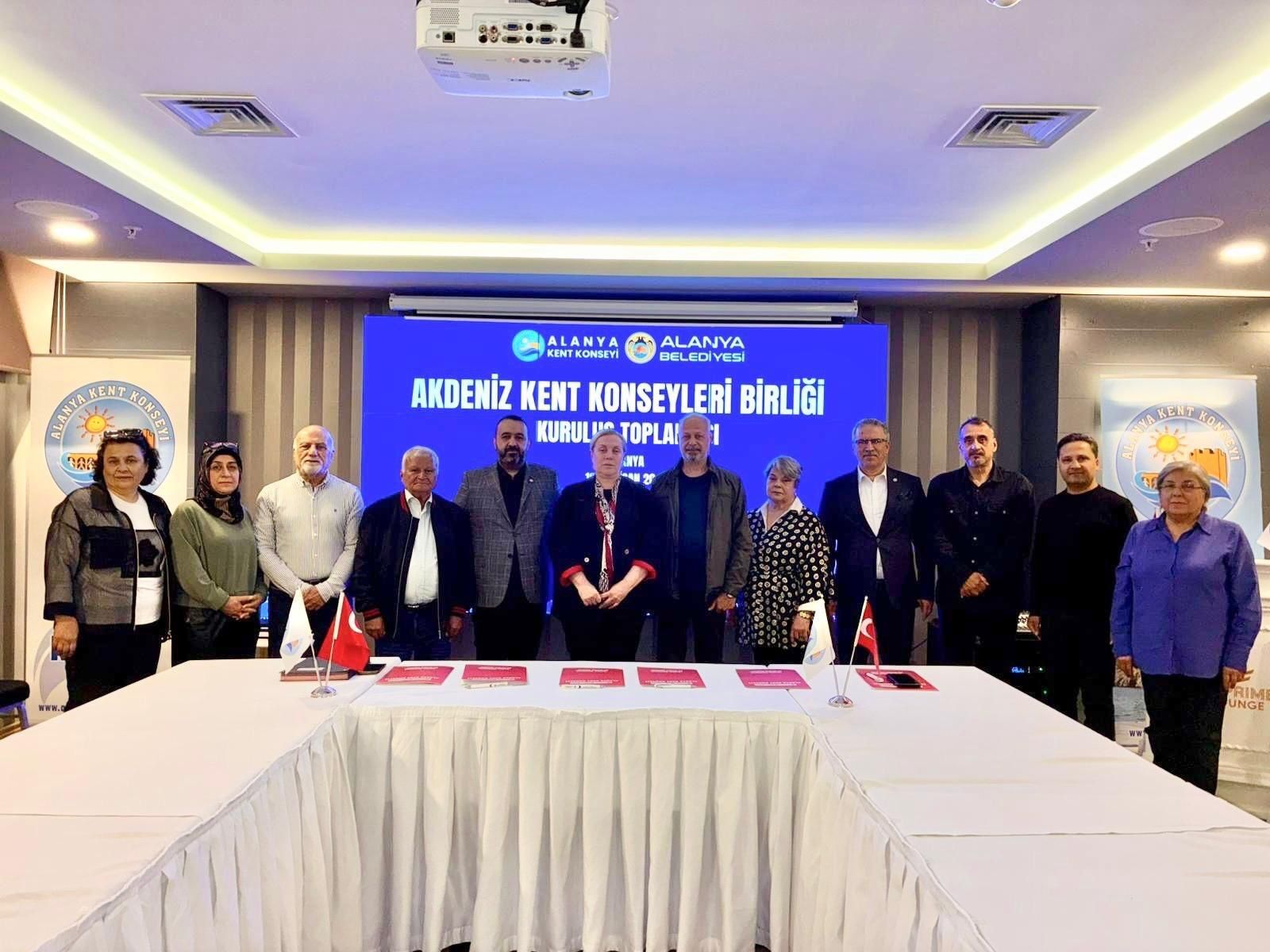 Akdeniz Kent Konseyleri Birliği Alanya'da Kuruldu (1)