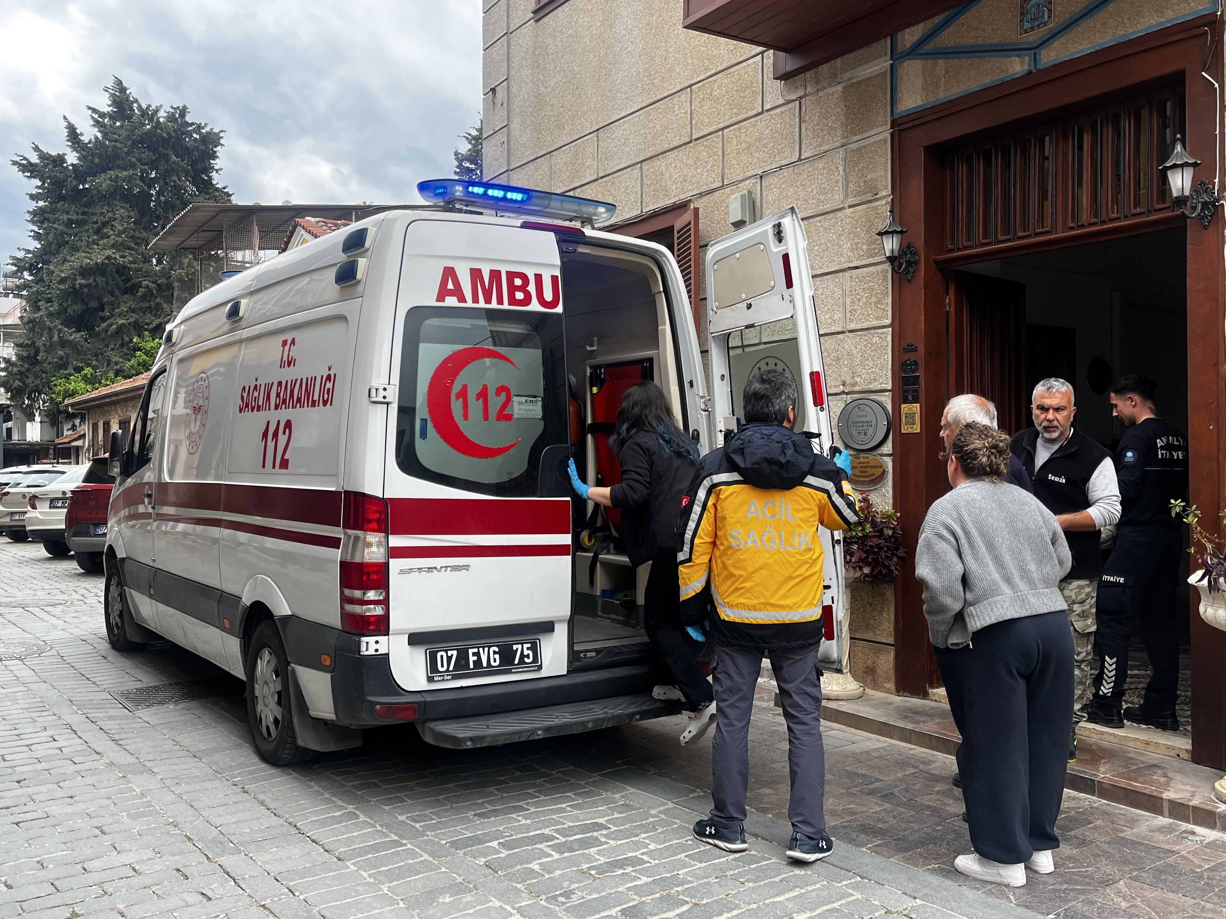 Antalya Kaleiçi'nde Korkunç Olay (2)
