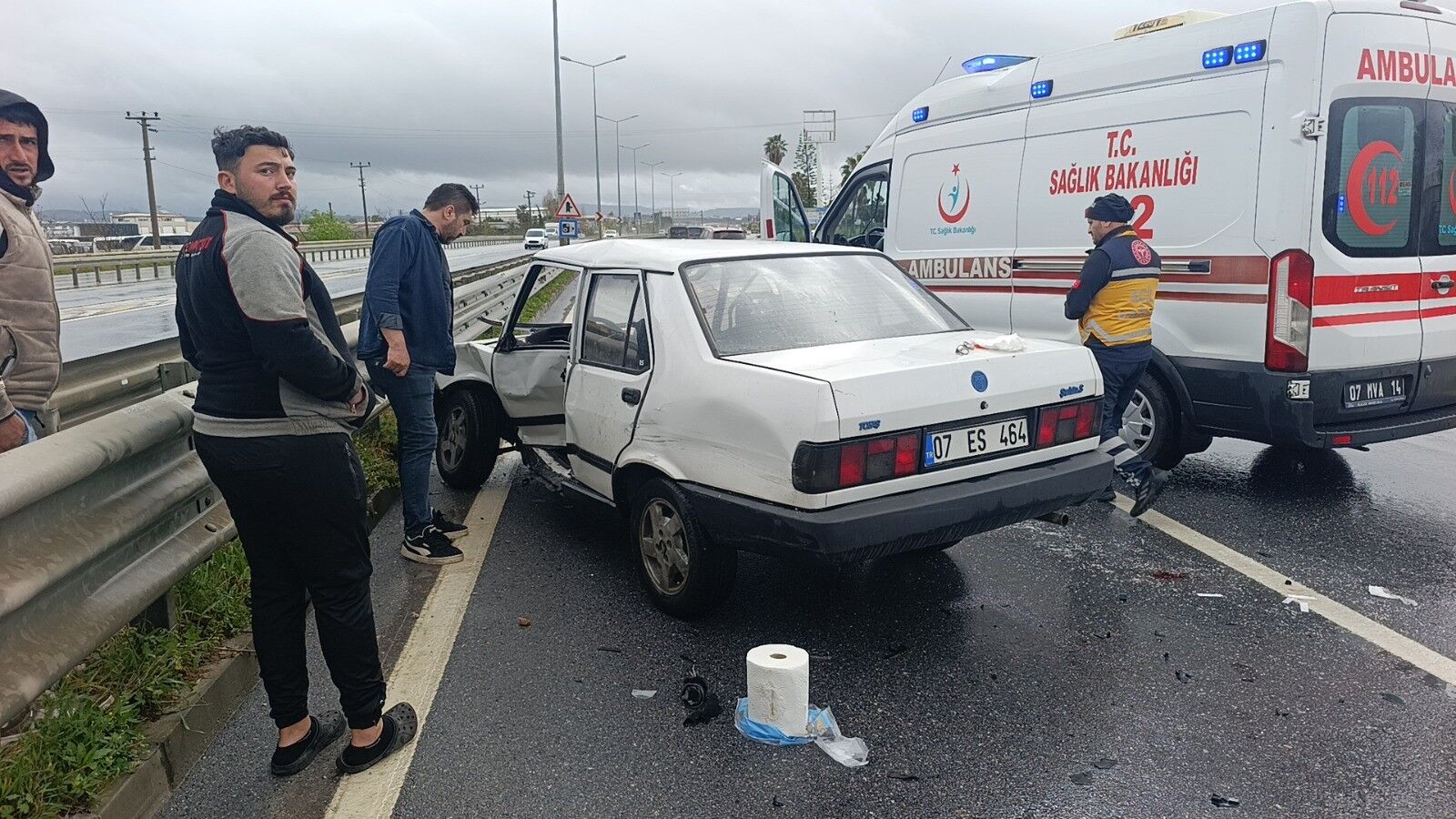 Antalya Trafik Ters Yön Kaza (2)