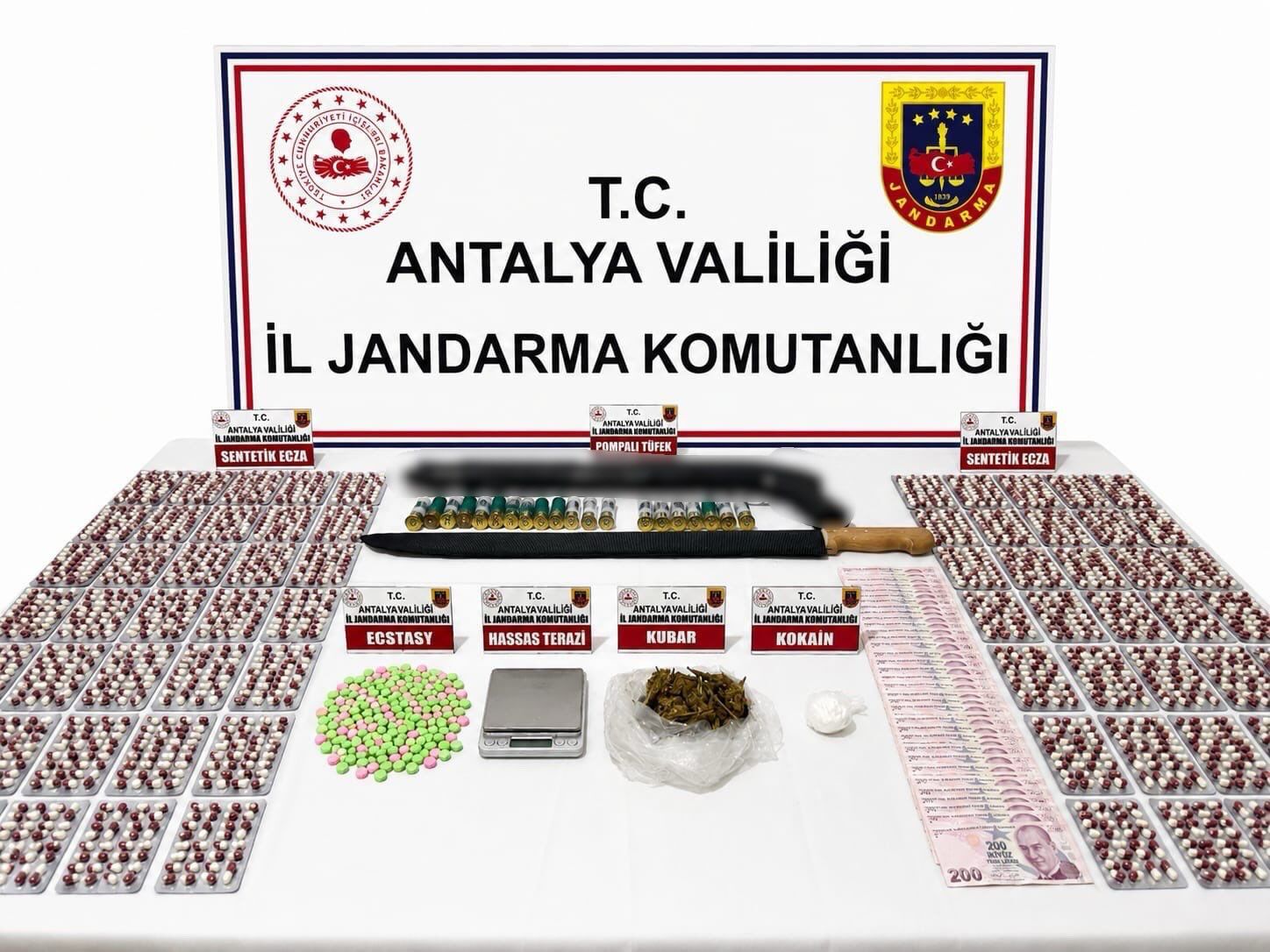 Alanya Uyuşturucu Operasyonu 2 Gözaltı-1