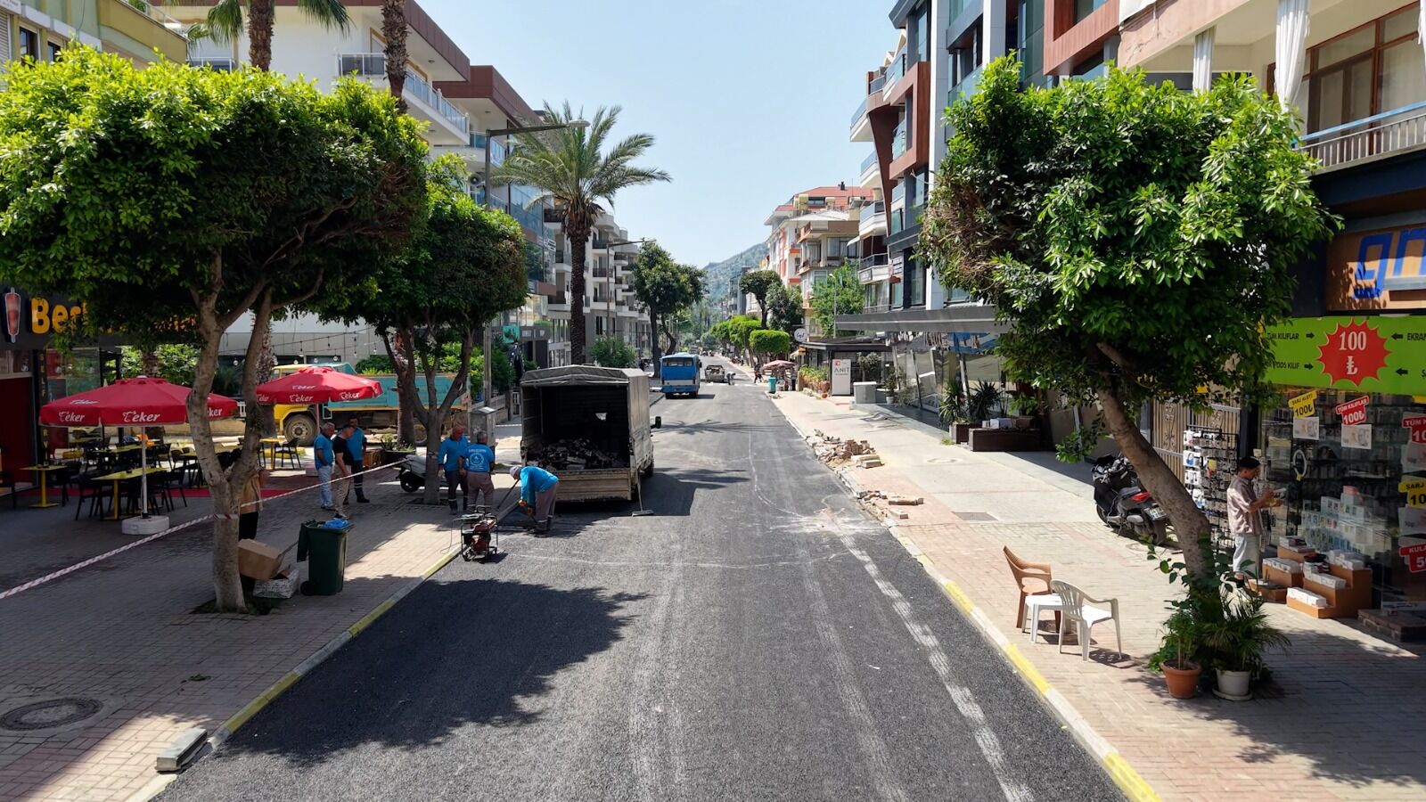 Alanya'nın Gözü Aydın! Yaylayolu’nda Çile Bitti (1)