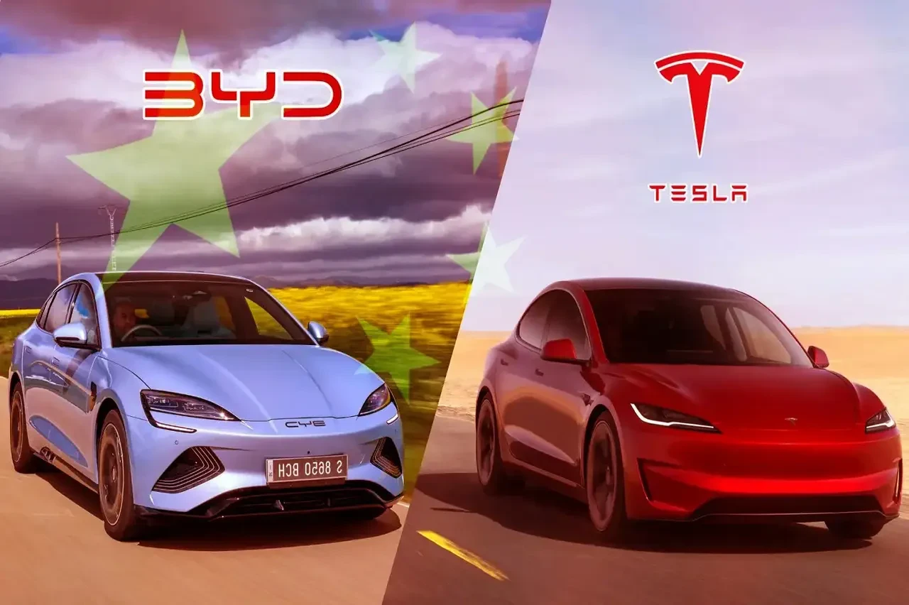 Byd Tesla