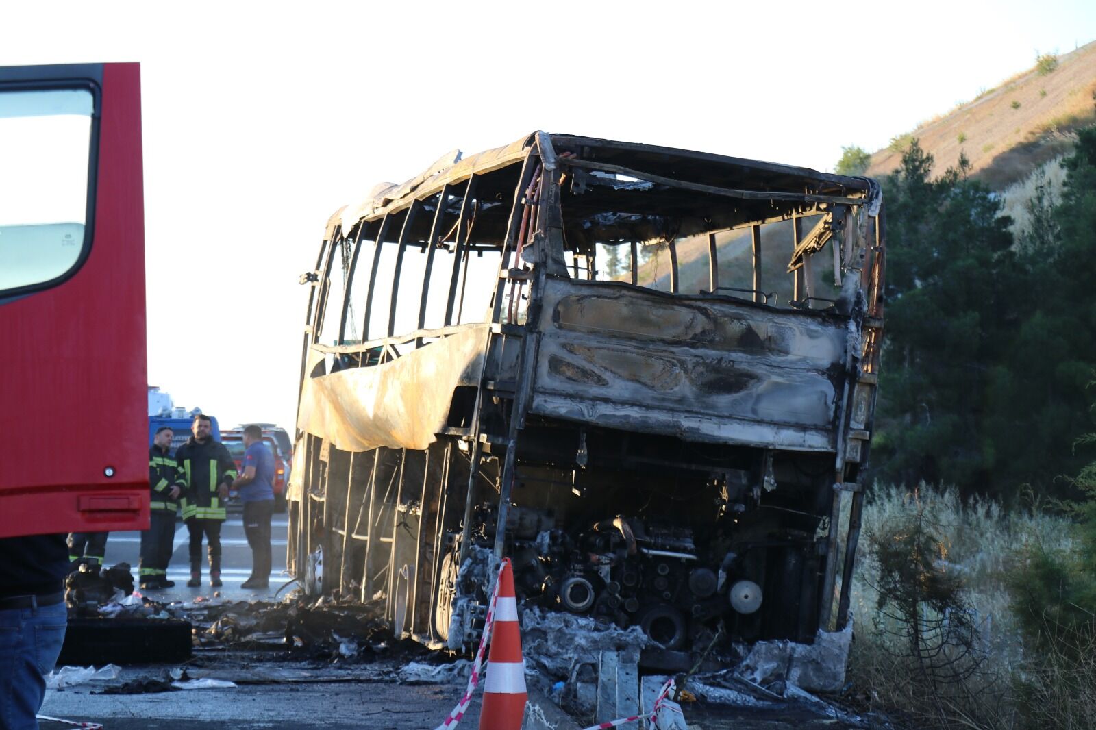 Denizli Yolcu Otobüsü Kazası (1)
