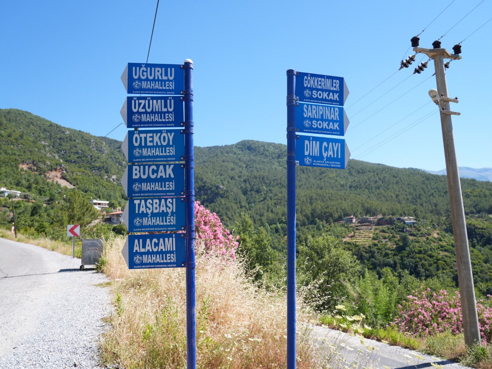 Alanya'da Yol Bulmak Artık Kolay 60 Mahalle, 80 Yaylada Tek Tek Yerleştiriliyor (6)