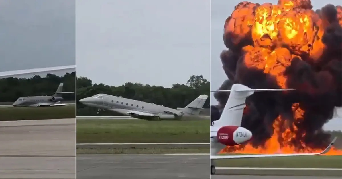 Dominik Cumhuriyeti'nde Jet Düştü İki Pilot Hayatını Kaybetti