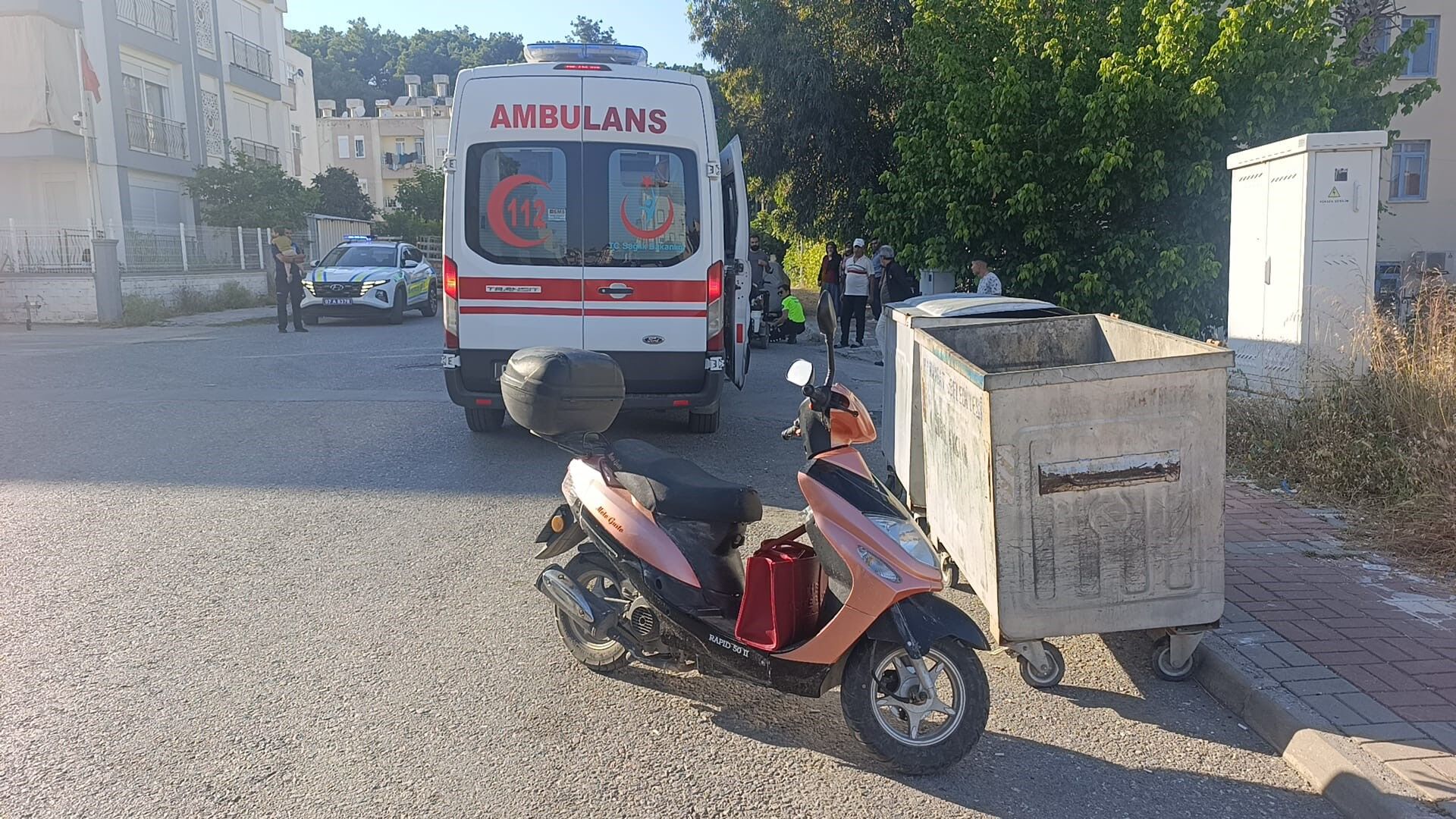 Manavgat'ta 4 Yaşındaki Çocuk Kazada Yaralandı (2)