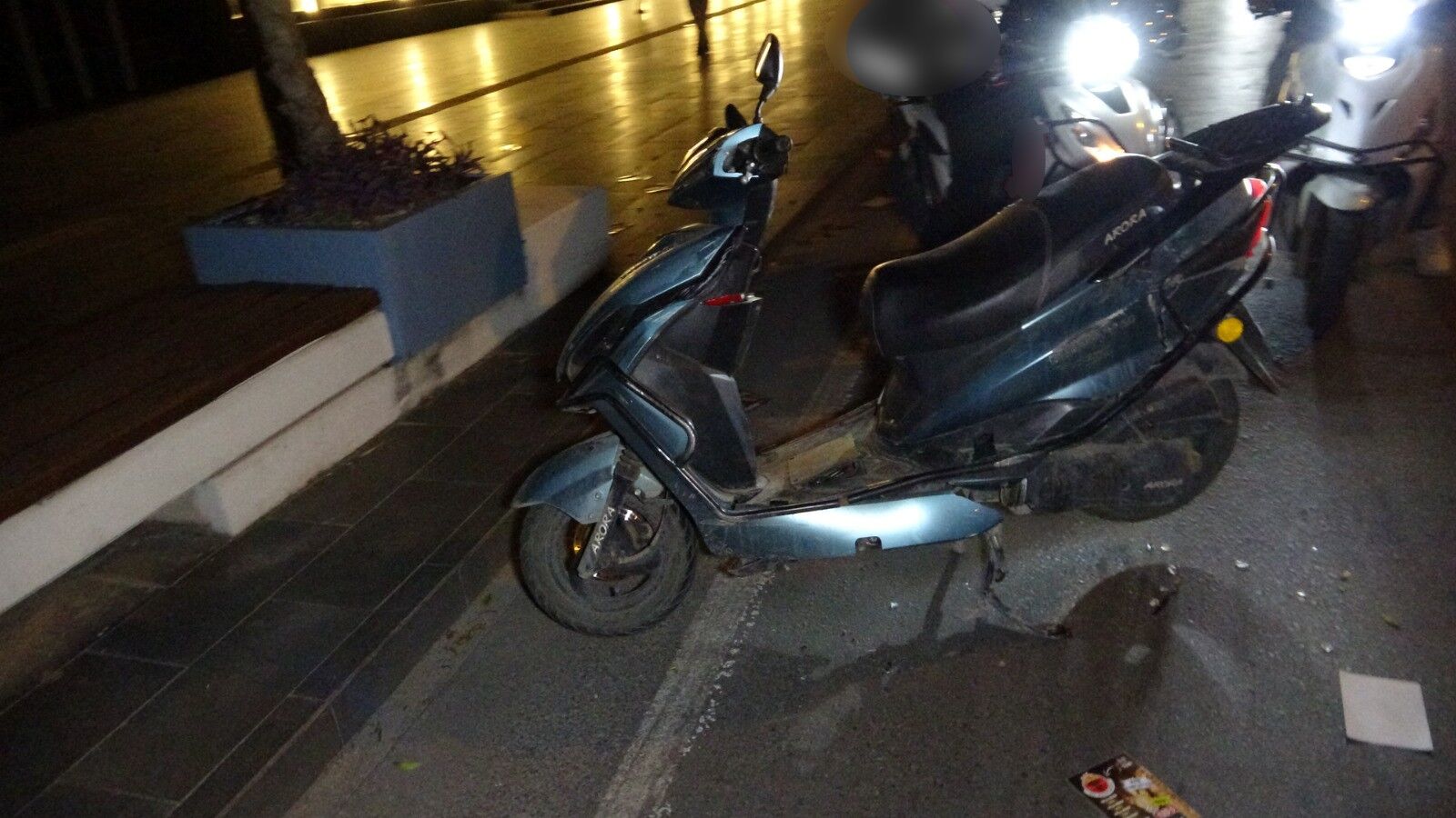 Antalya'da Motosiklet Kazasında 50 Metre Sürüklendi (5)