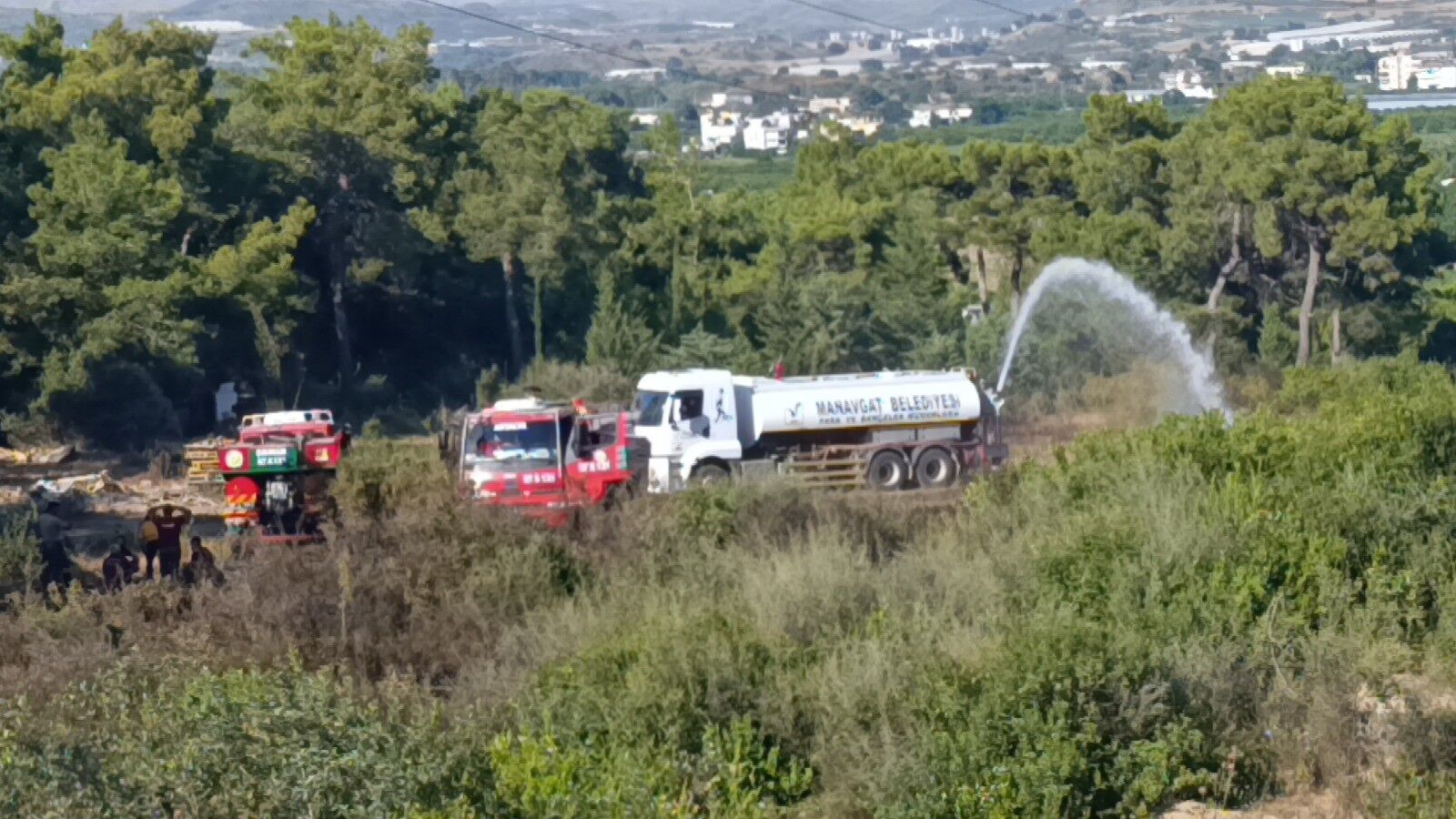 Manavgat'ta Alevler Bir Anda Ormanı Sardı (5)