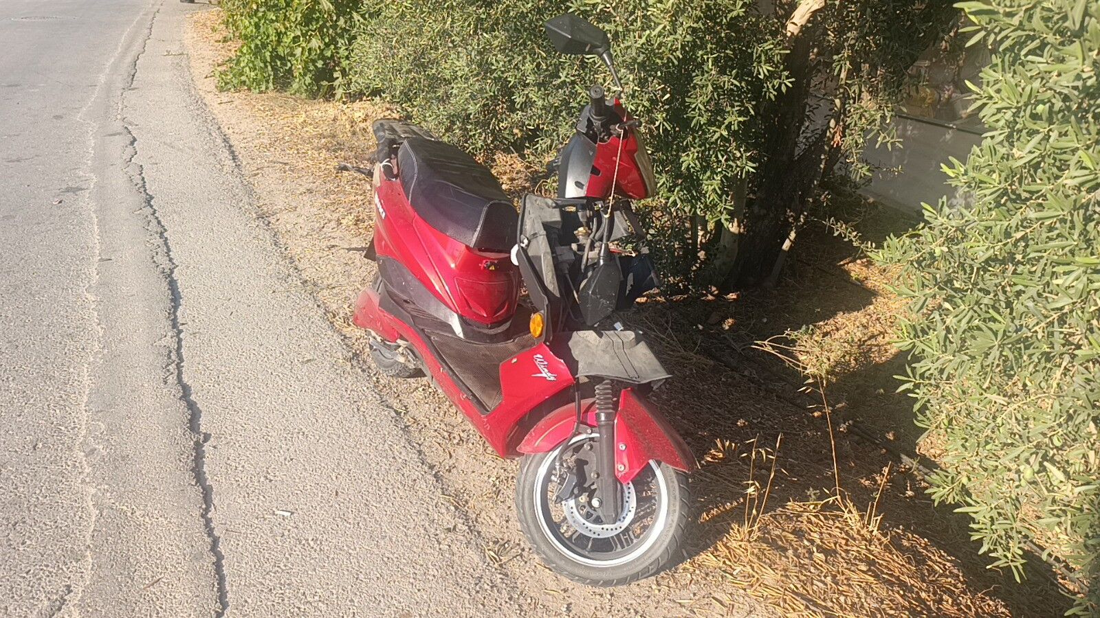 Manavgat’ta Iki Motosiklet Böyle Çarpıştı (3)