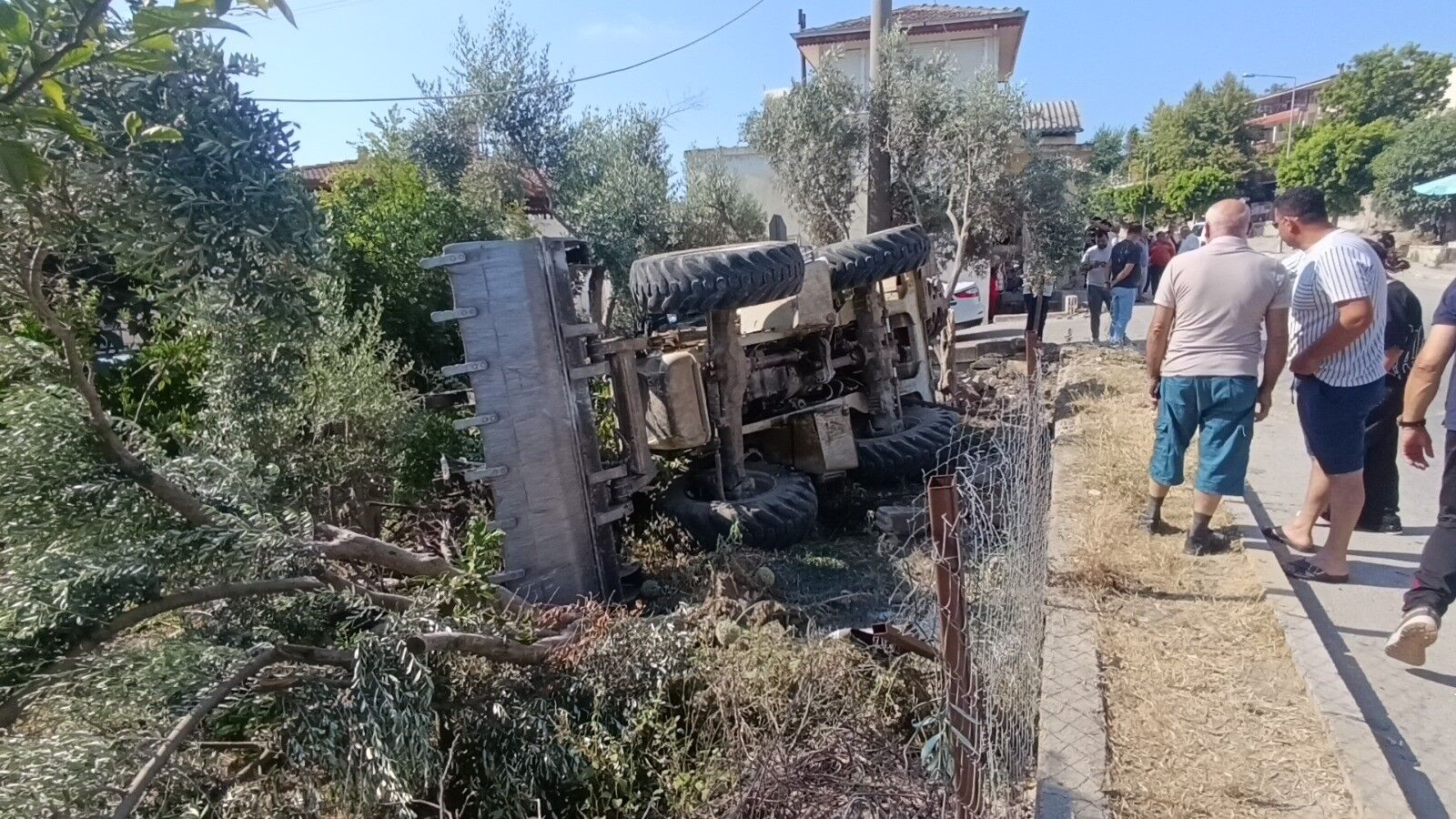 Manavgat’ta Iş Makinesi Kazasında Kahreden Detay (1)
