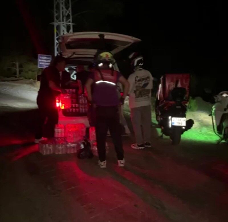 Motokuryeler Alanya'da Yangın Bölgesine Koştu (3)