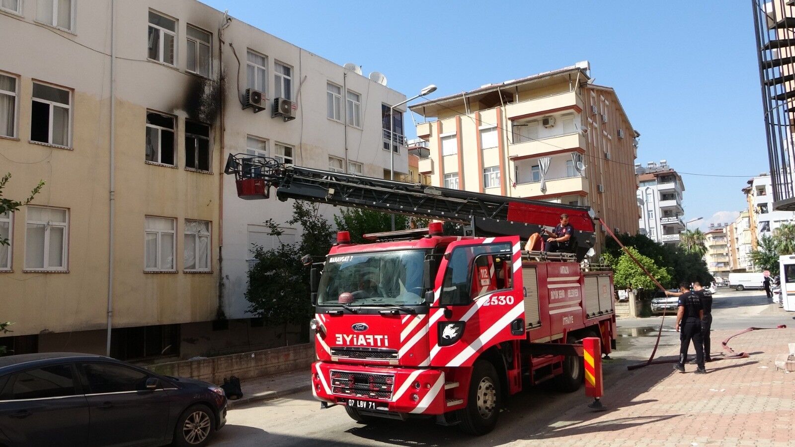 Personel Lojmanında Yangın Çıktı (3)