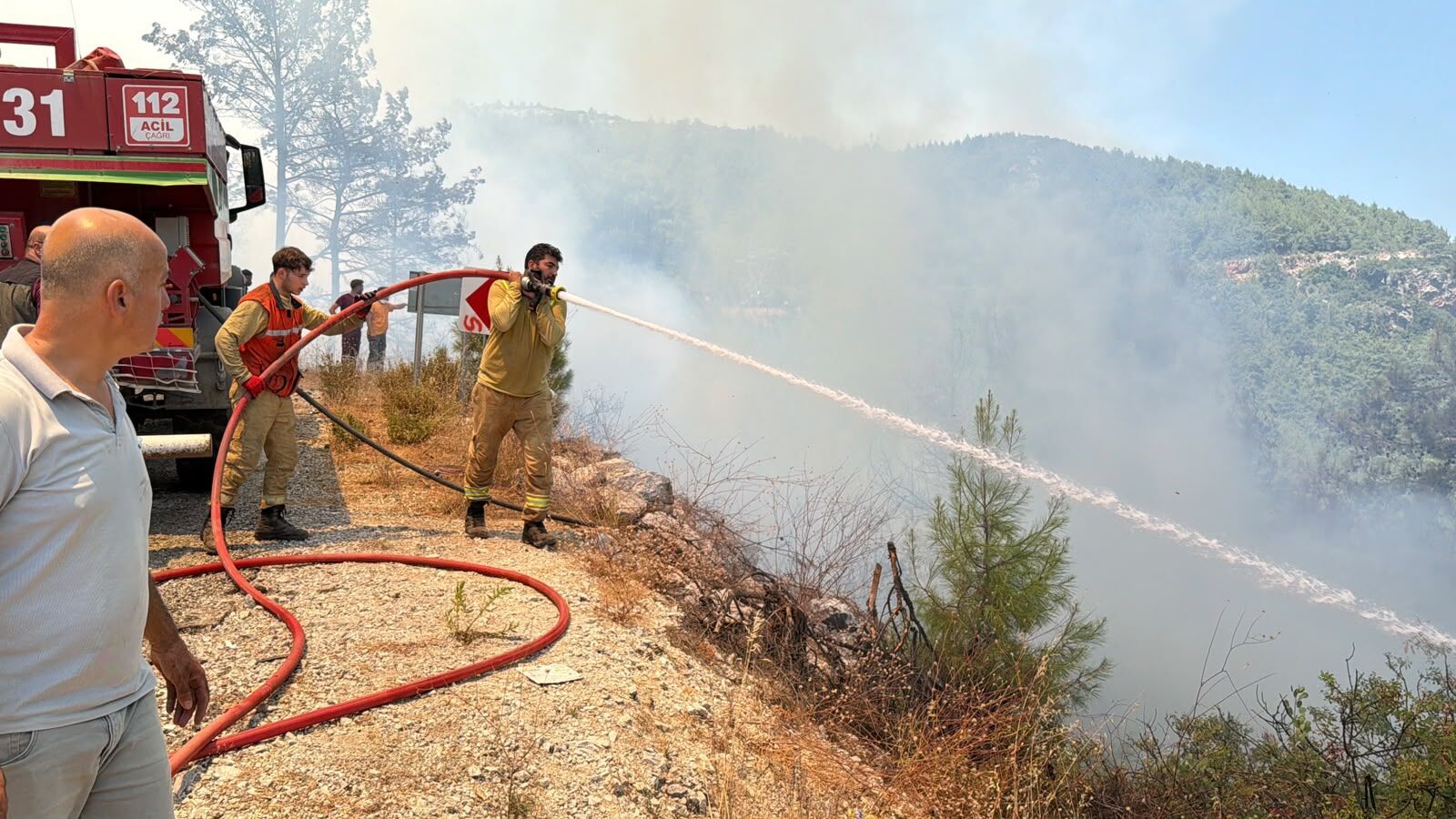 Alanya Orman Yangınında Bilanço Belli Oldu! Cayır Cayır Yandı (4)