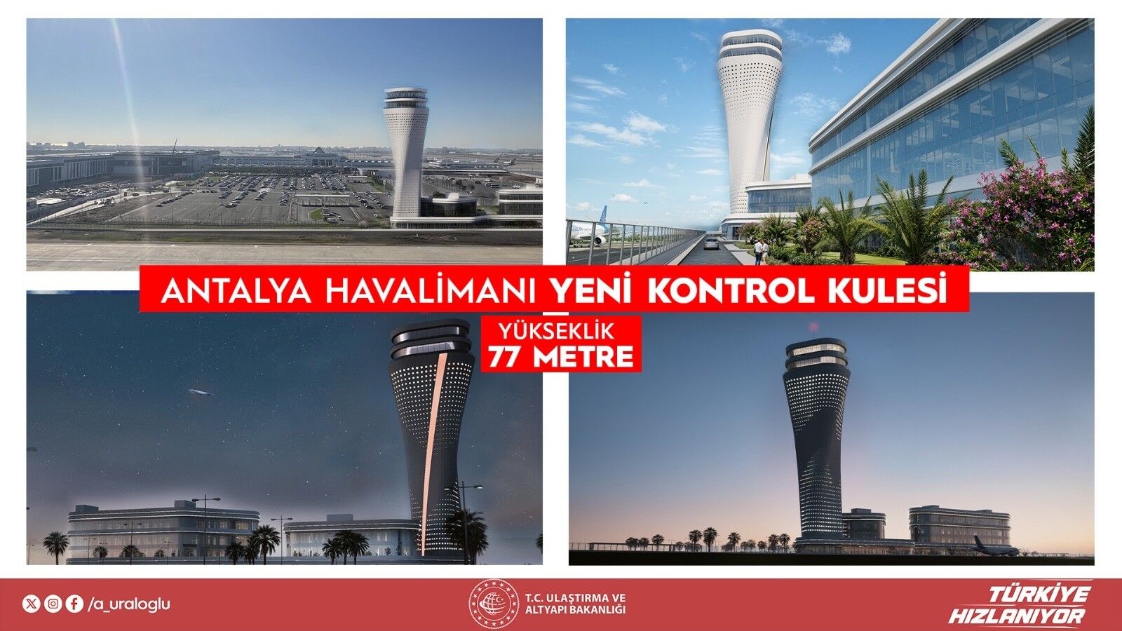 Antalya Havalimanı'nda Dev Kule Yükseliyor Yüksekliği Açıklandı (5)