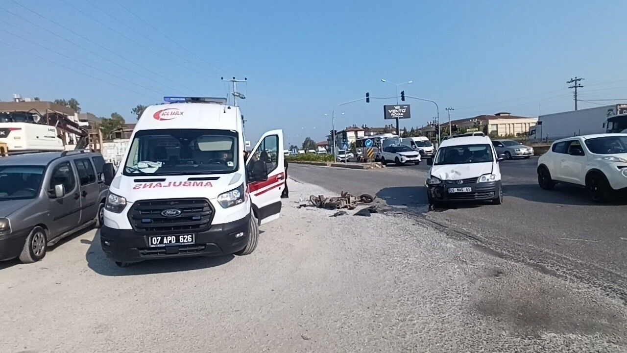 Manavgat Antalya Yolunda Elektrikli Bisiklet Kazası (5)