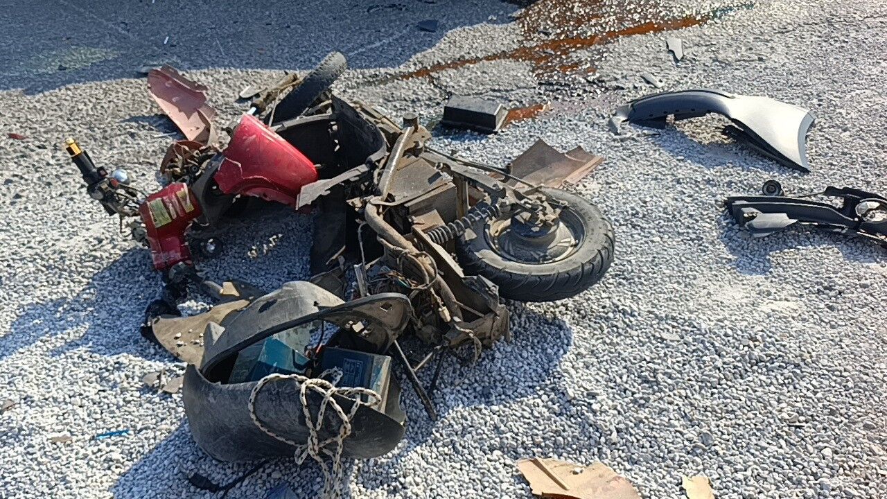 Manavgat Antalya Yolunda Elektrikli Bisiklet Kazası (7)