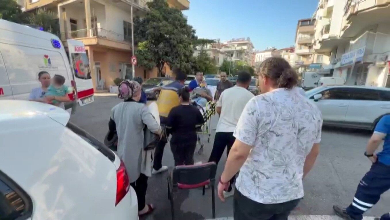 Manavgat'ta Fren Yaptı, Yolda Sürüklendi (1)