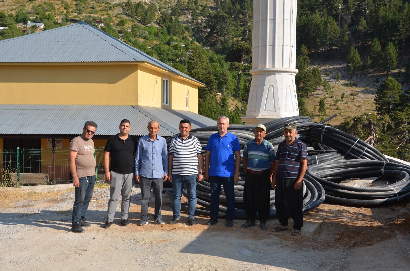 Metrelerce Malzeme Taşındı, Alanya'nın O Yaylasında Su Sevinci (4)