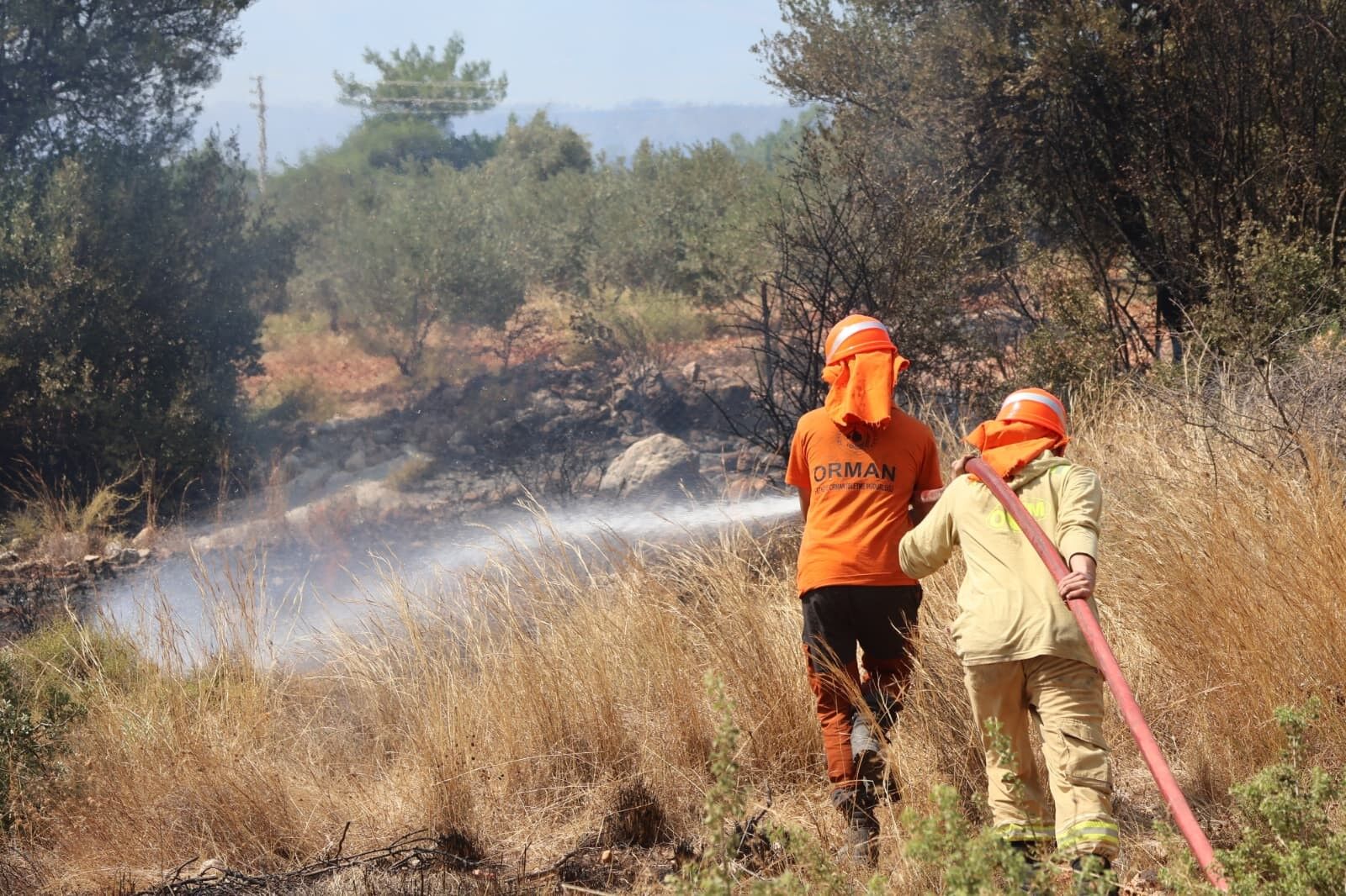 Muğla'da Başladı, Kaş Sınırını Geçti! Yangın Durdurulamıyor (2)