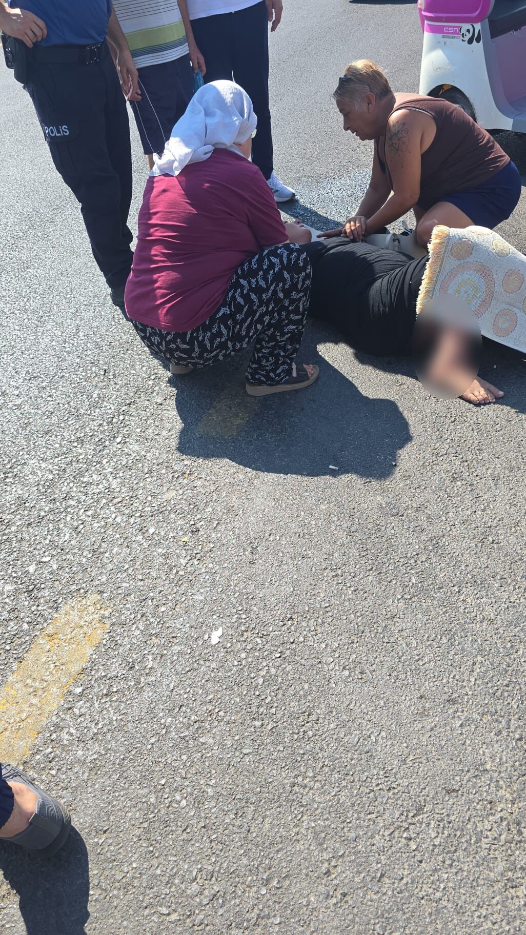 Antalya'da Motosiklet Kazası Kamerada (2)