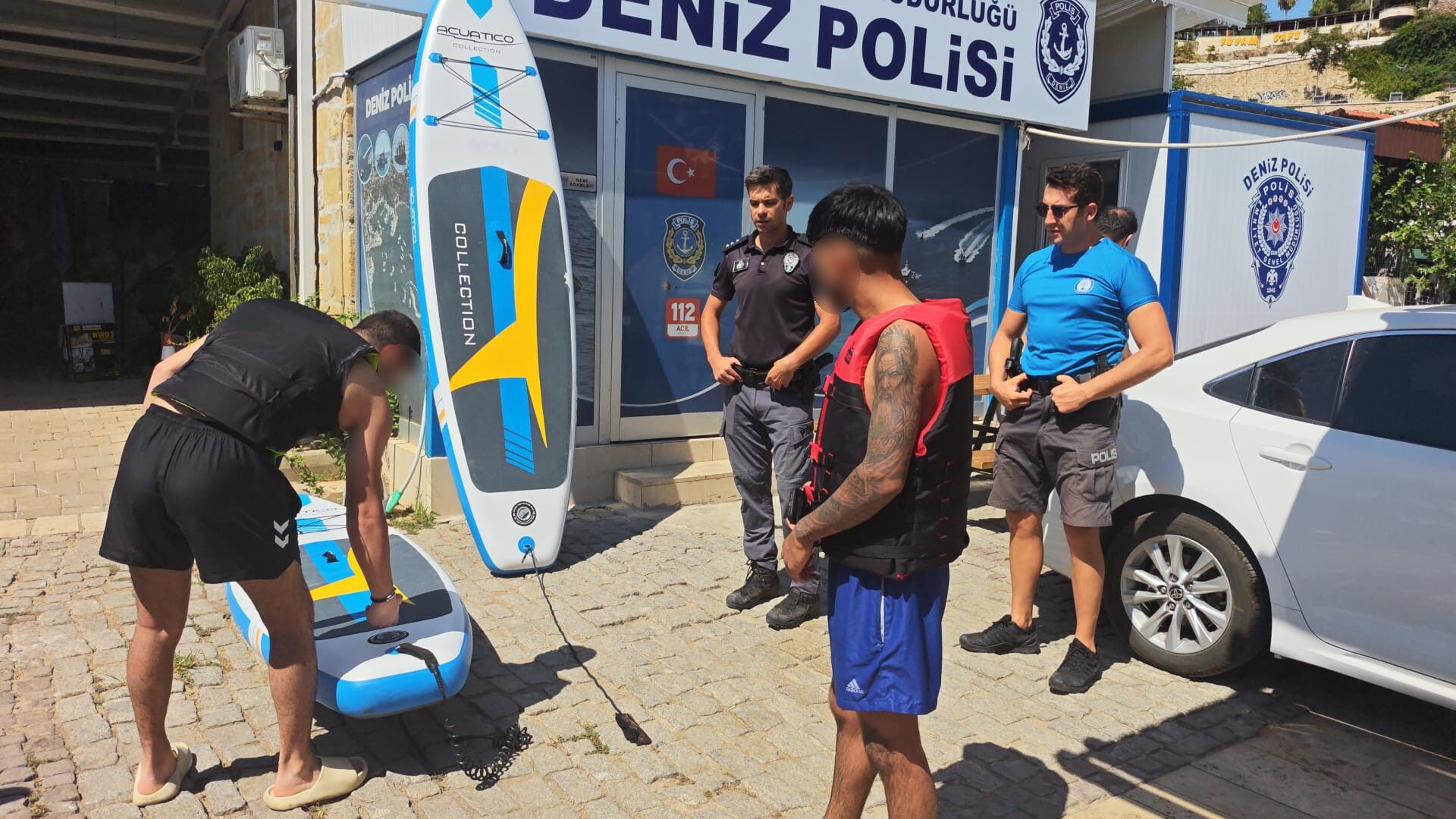 Antalya’da Sup Ile Mahsur Kaldılar (1)