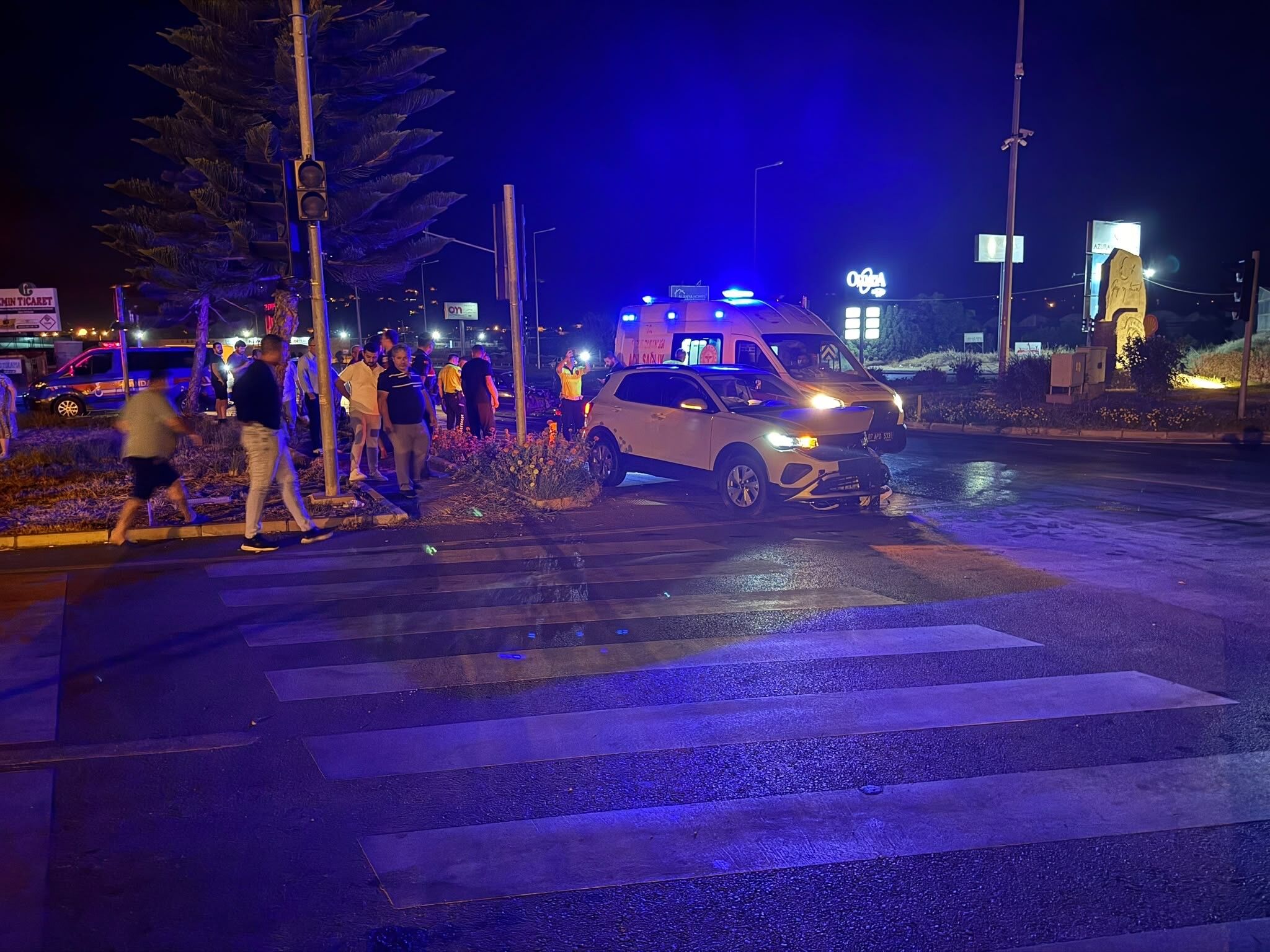 Gazipaşa'da Feci Çarpışma! Sürücü Alkollü Çıktı (3)