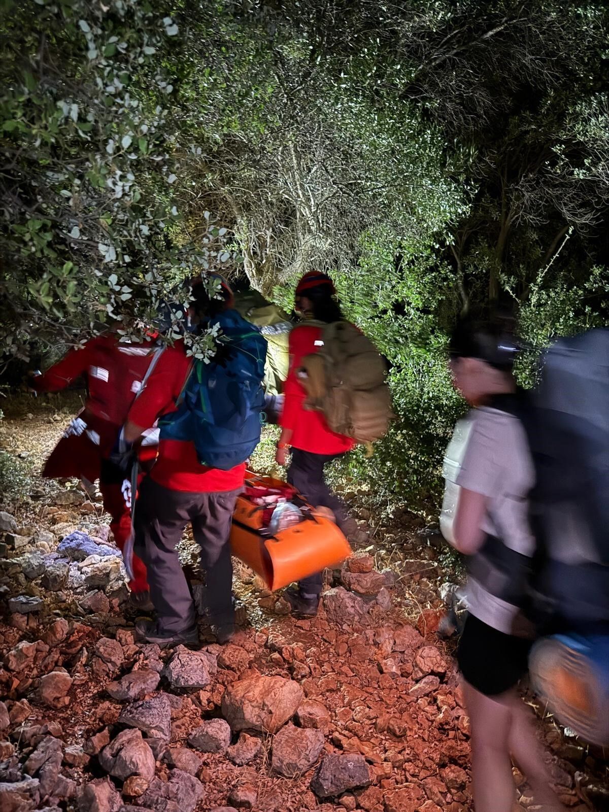 Kaş’ta Likya Yolu’nda Turist Kurtarıldı (6)
