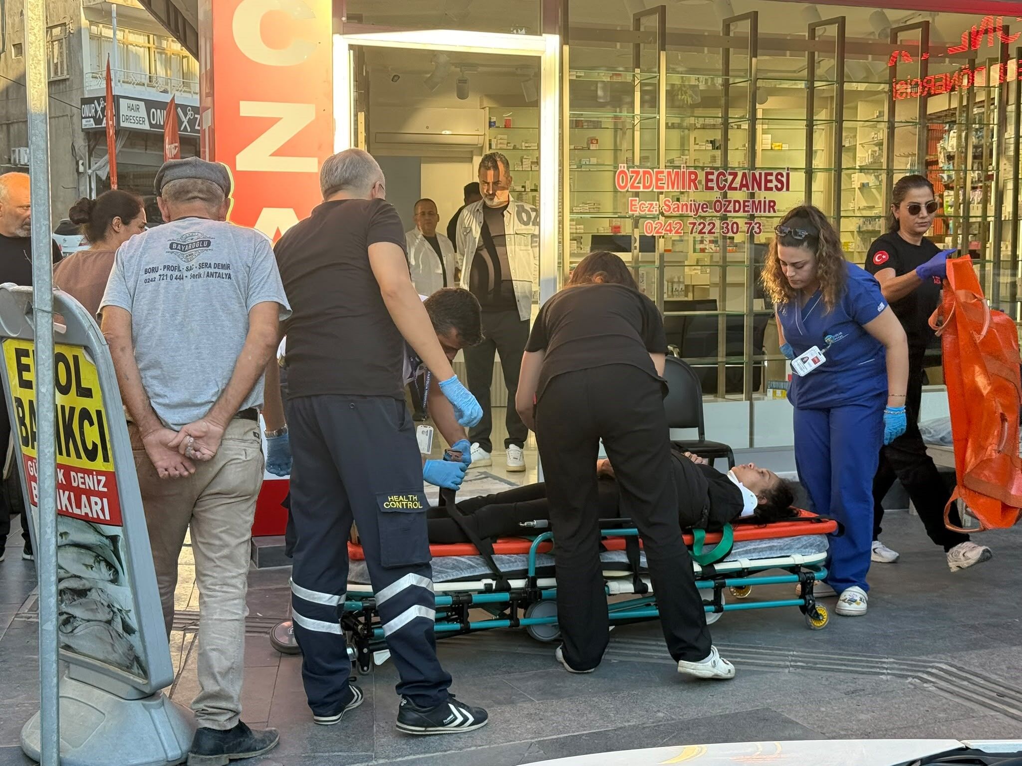 Serik'te motosiklet kazası: 2 yaralı