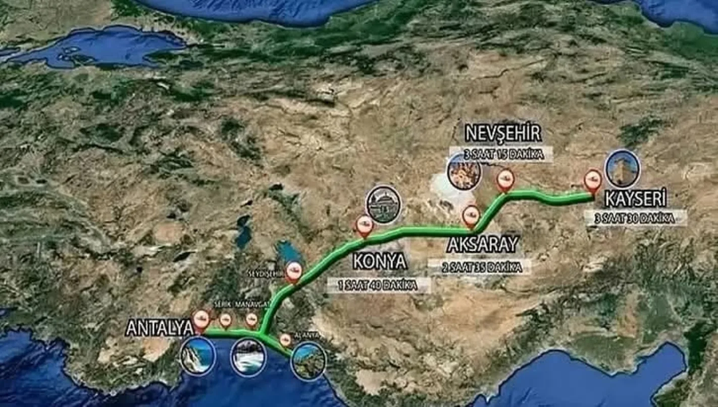 Antalya-Kayseri arasına hızlı tren ne zaman geliyor?
