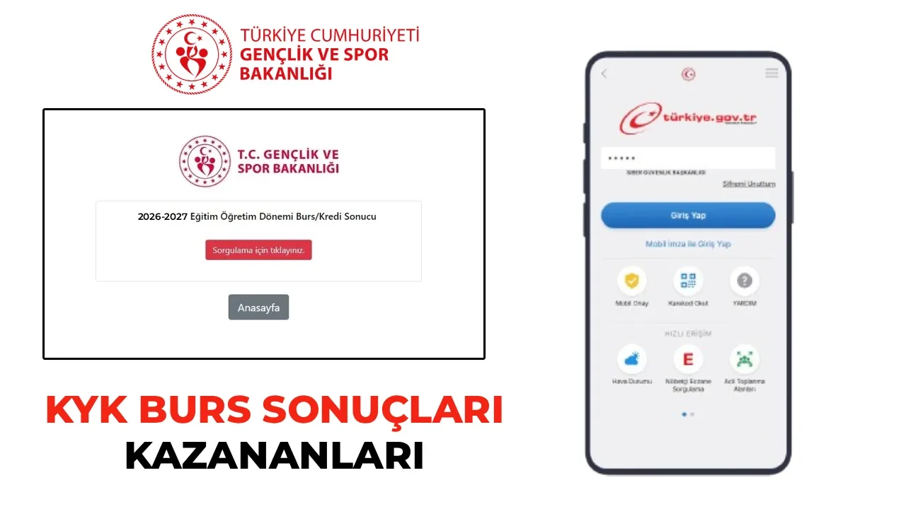2026 KYK burs sonuçları açıklandı mı?