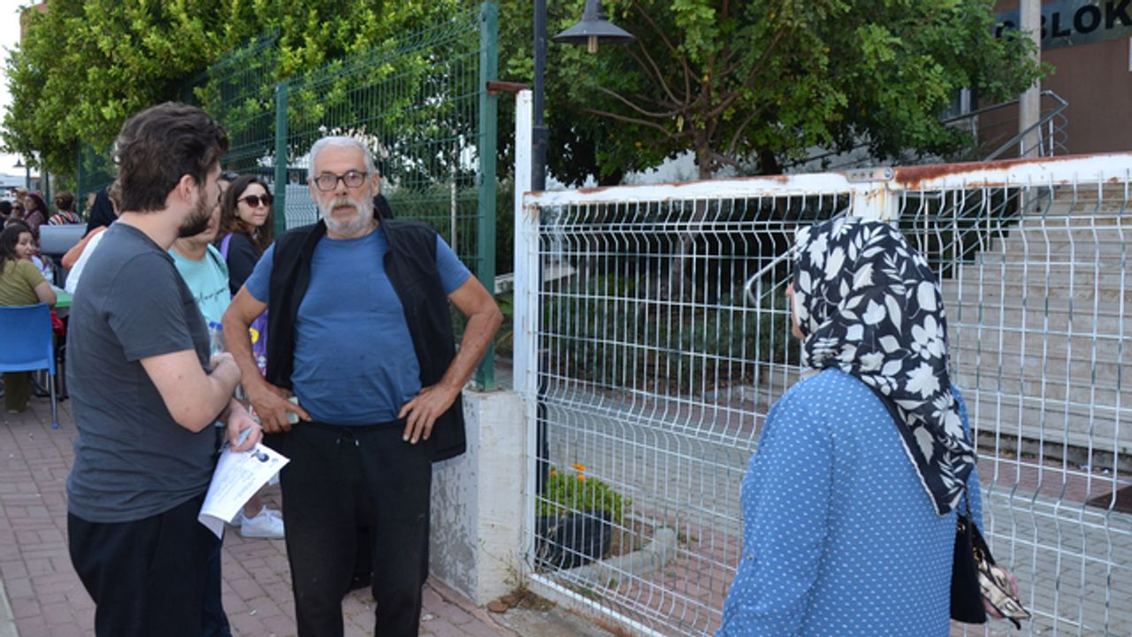 Antalya'da 2 dakika geç kaldı, sınava alınmadı