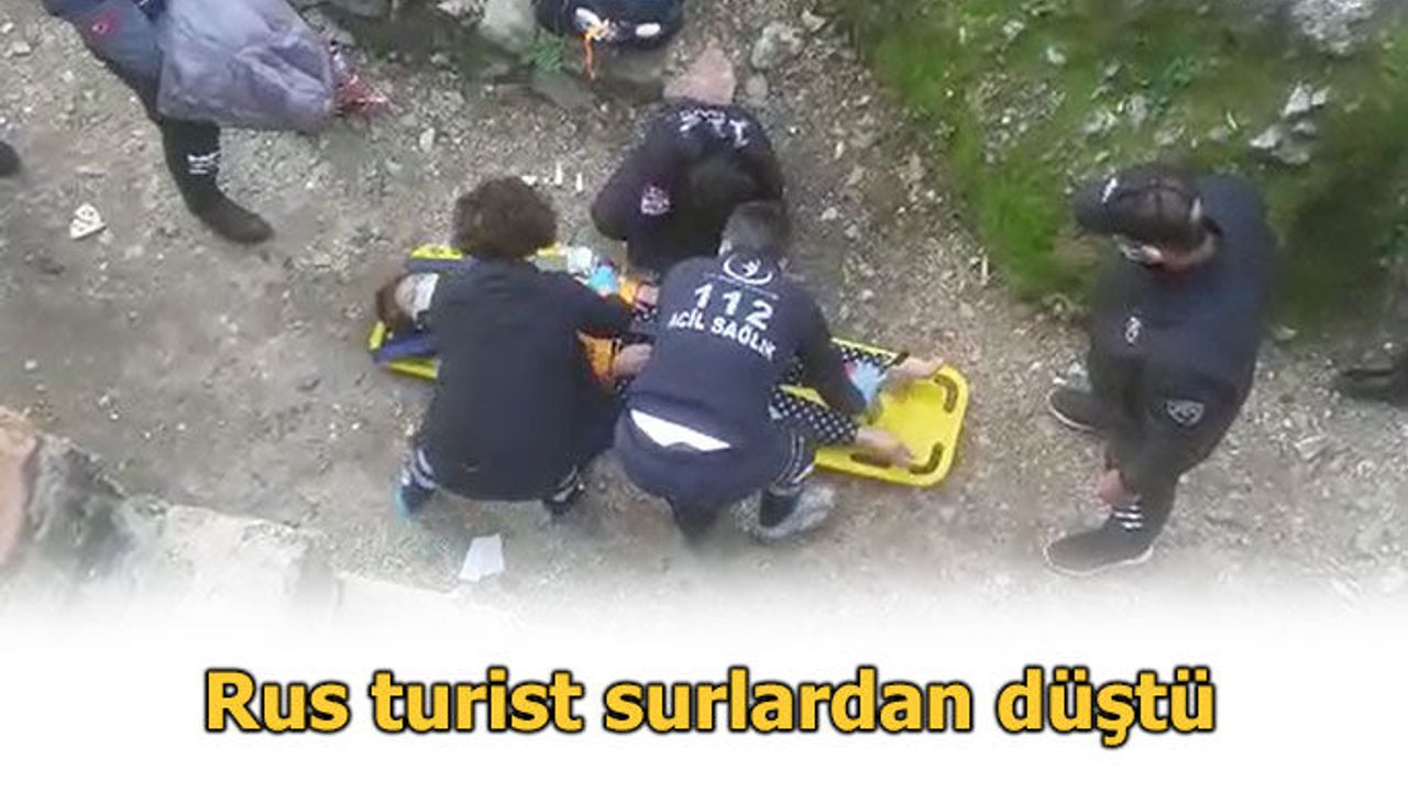 Alanyaada yürekleri ağza getiren kaza