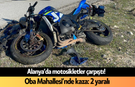Alanya’da motosikletler çarpıştı! Yaralılar var