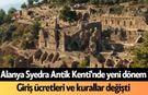 Alanya Syedra Antik Kenti'nde yeni dönem: Giriş ücretleri ve kurallar değişti