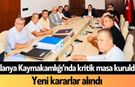 Alanya Kaymakamlığı'nda kritik masa kuruldu: Yeni kararlar alındı