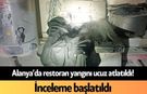 Alanya’da restoran yangını ucuz atlatıldı