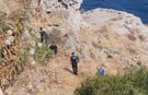 Antalya falezlerinde ekipler alarma geçti