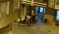 Komşuların kavgası sokağı savaş alanına çevirdi