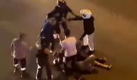 Antalya'da cadde ortasında genç motosikletliyi döverek hastanelik ettiler