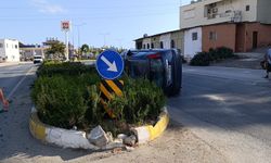 Antalya'da takla atan otomobilden mucize kurtuluş