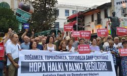 Artvin'deki cinayet Antalya'da protesto edildi