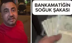 Para çekmeye giden ATM'nin verdiği banknotları görünce şoka uğradı