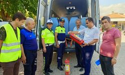 Antalya'da servis araçları denetimden geçti