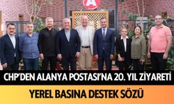 CHP'den Alanya Postası'na 20. yıl ziyareti: Yerel basına destek sözü