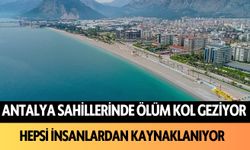 Antalya sahillerinde ölüm kol geziyor: Hepsi insanlardan kaynaklanıyor