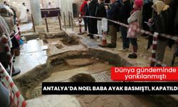 Antalya'da Noel Baba ayak basmıştı, kapatıldı