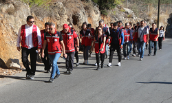 Alanya’da ‘Cumhuriyet Yürüyüşü’