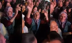 Müzik festivaline katılan yaşlı kadın gençlere taş çıkarttı